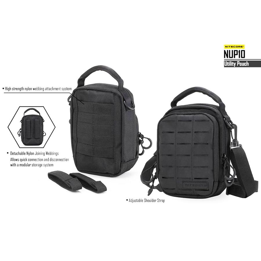 Nitecore Utility Pouch with Rubber or Fabric
