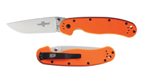 Ontario Rat 1 D2 Linerlock Orange 8867OR by Ontario Knife