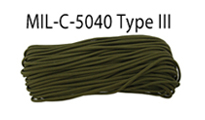 Паракорд MIL-C-5040 Type III Military Spec Paracord 30м OD by Unknown