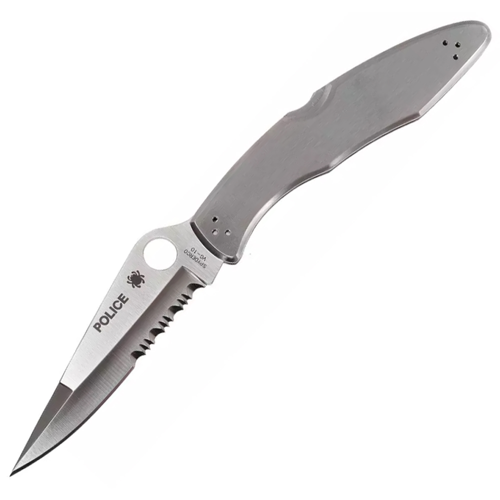 Spyderco Police Partly Serrated VG10 Stainless Steel C07PS