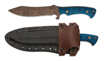Dawson Farrier CPM-MagnaCut Scorched Earth Blue and Black G10  by Unknown