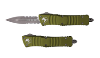 Microtech Combat Troodon AUTO OTF Apocalyptic OD Green Partial Serrated 142-11 APOD by Unknown