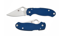 Spyderco Para 3 CPM-SPY27 Plain Satin Cobalt Blue G10 C223GPCBL by Spyderco