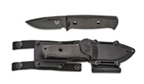 Benchmade Mini Bushcrafter CPM-CruWear Black Carbon Fiber 165BK by Benchmade 