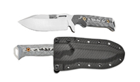 Dawson Shepherd CPM-MagnaCut Satin White/ Black G10 by Unknown