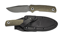 Zero Tolerance Model 0004OL Fixed Blade CPM-CruWear Olive Drab Canvas Micarta by Zero Tolerance