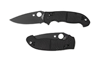 Spyderco Manix 2 XL Salt CPM-MagnaCut Black DLC Plain Black G10 C95GMCBKP2 by Spyderco
