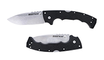 Cold Steel 5-Max Scout Drop Point Stonewash AUS10 Black GFN CS-FL-50MXST by Cold Steel
