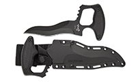 Cold Steel Demko Java Push Dagger SK-5 Black Powder Coated Double Edge Kris Blade CS-FX-55KPD by Cold Steel