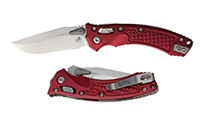 Microtech Amphibian Mini RAM-LOK Manual M390MK Stonewashed Plain Clip Point Merlot Aluminum 137MRL-10FRMR by Unknown