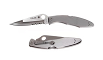 Spyderco Police Partly Serrated VG10 Stainless Steel C07PS by Spyderco