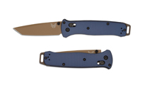 Benchmade Bailout 537FE-02 CPM-M4 Flat Dark Earth Tanto Plain Blade Crater Blue Aluminum Handles by Benchmade 